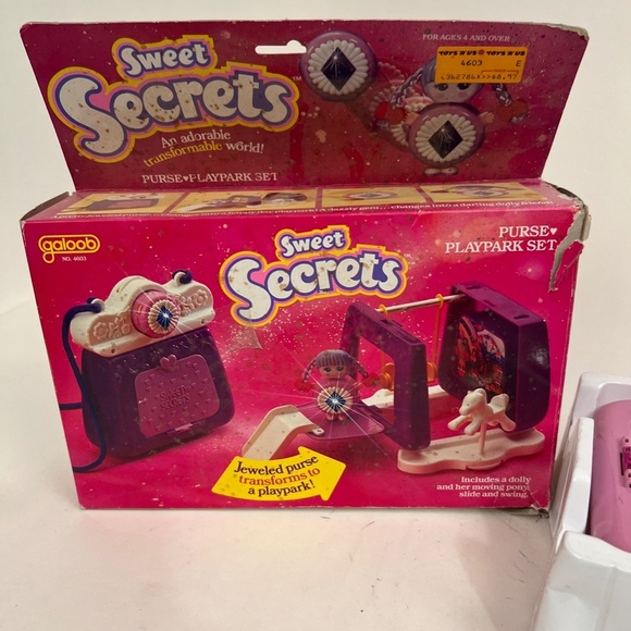 Vintage 1985 Sweet Secrets‎ Purse Playpark #4603 Galoob Incomplete With Box Read - Picture 3 of 16